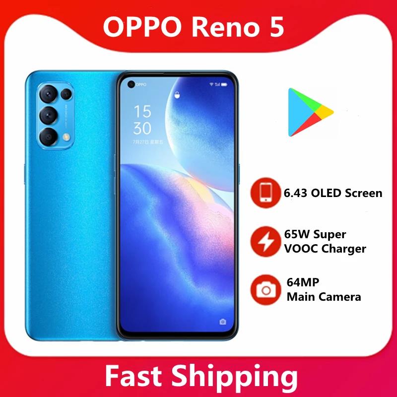  Oppo Reno 5 5G Ʈ  64mp  ī޶ 65W  VOOC  6.43 OLED ȭ 4300mAh ͸ ޴, Oppo Reno 5 5G